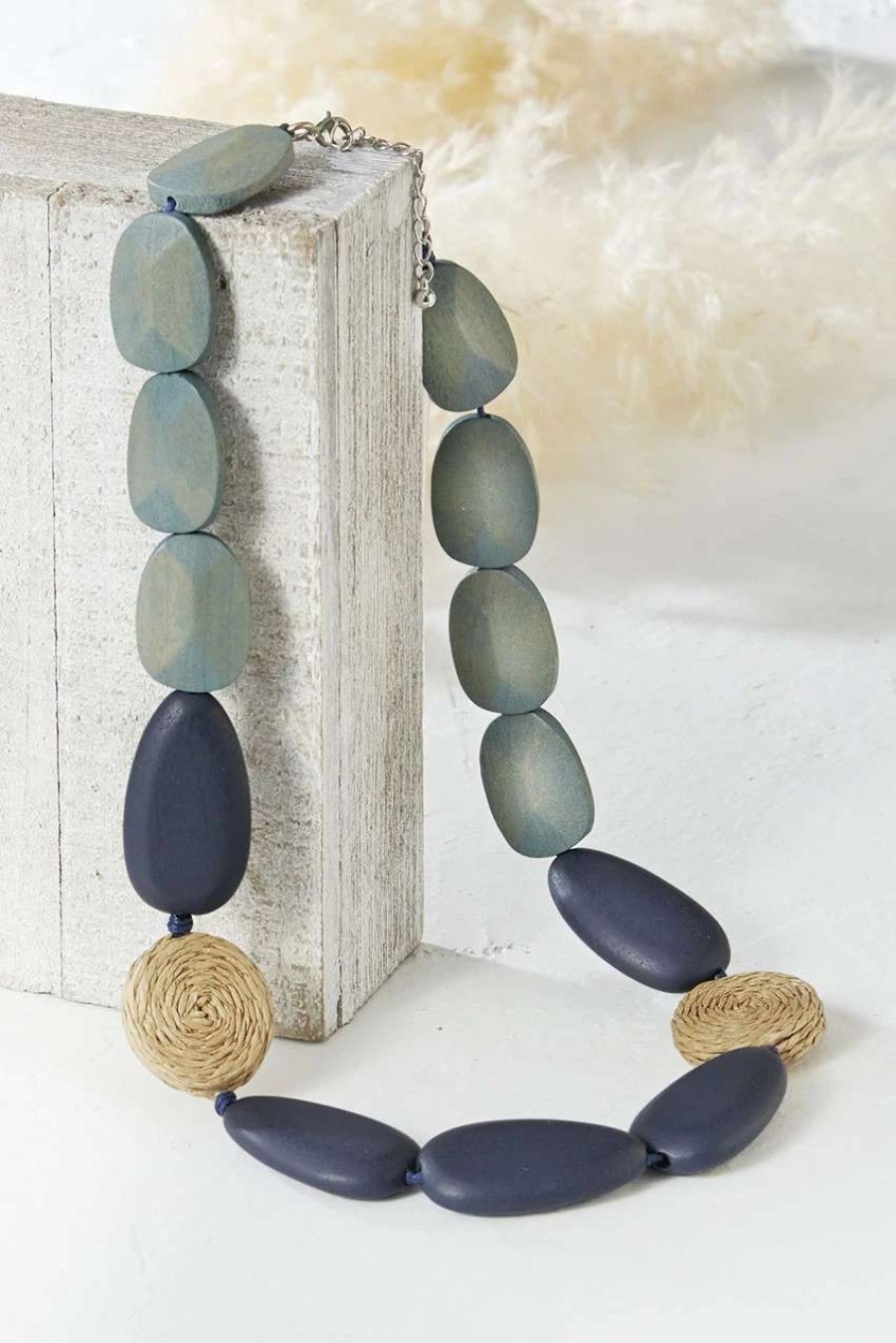 Accessories & Home * | Lake Dreams Necklace Blue Multi