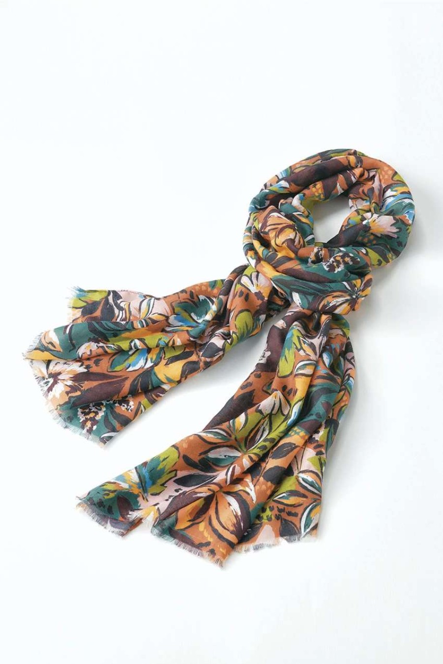 Accessories & Home * | Fall Flora Scarf Multi