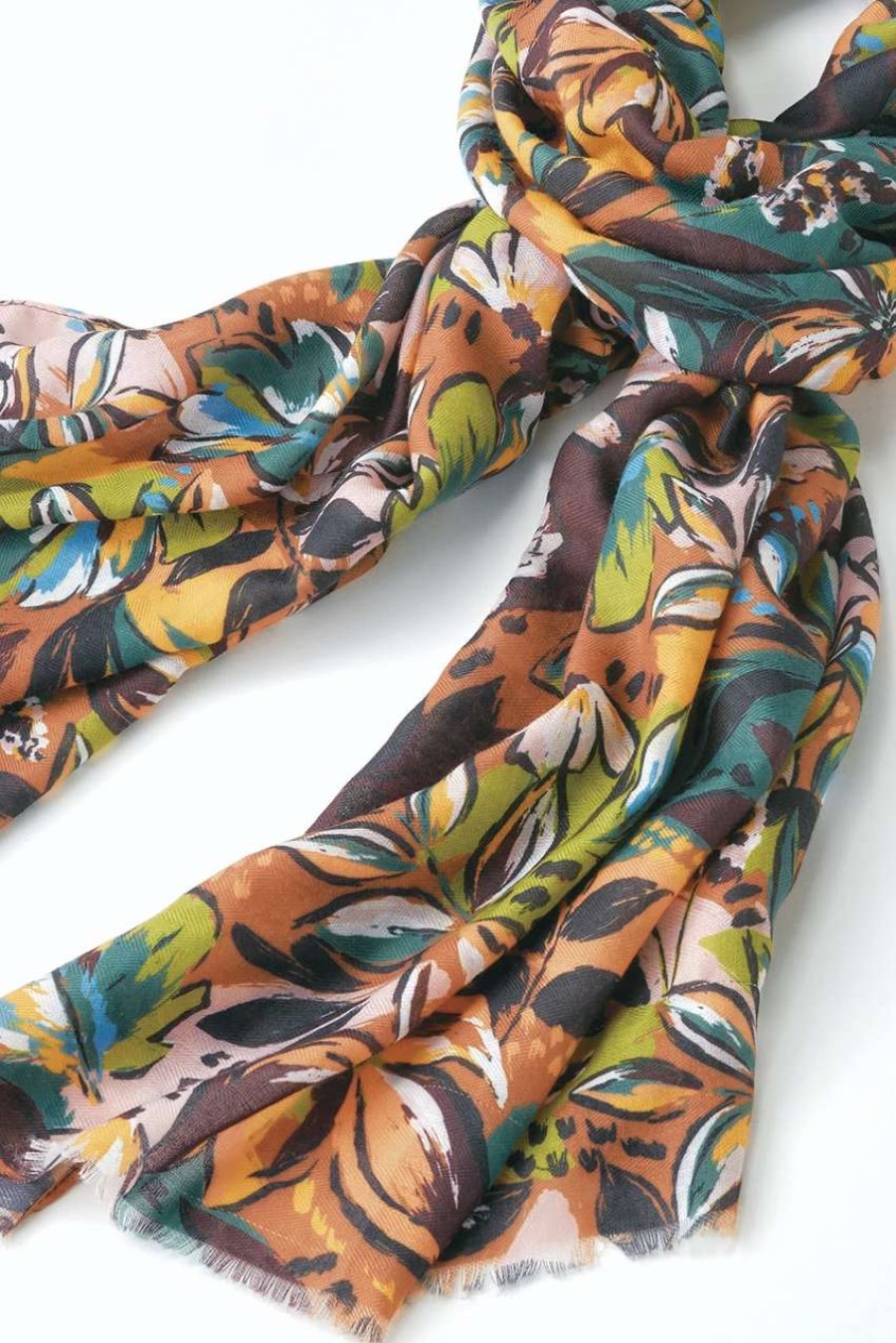 Accessories & Home * | Fall Flora Scarf Multi