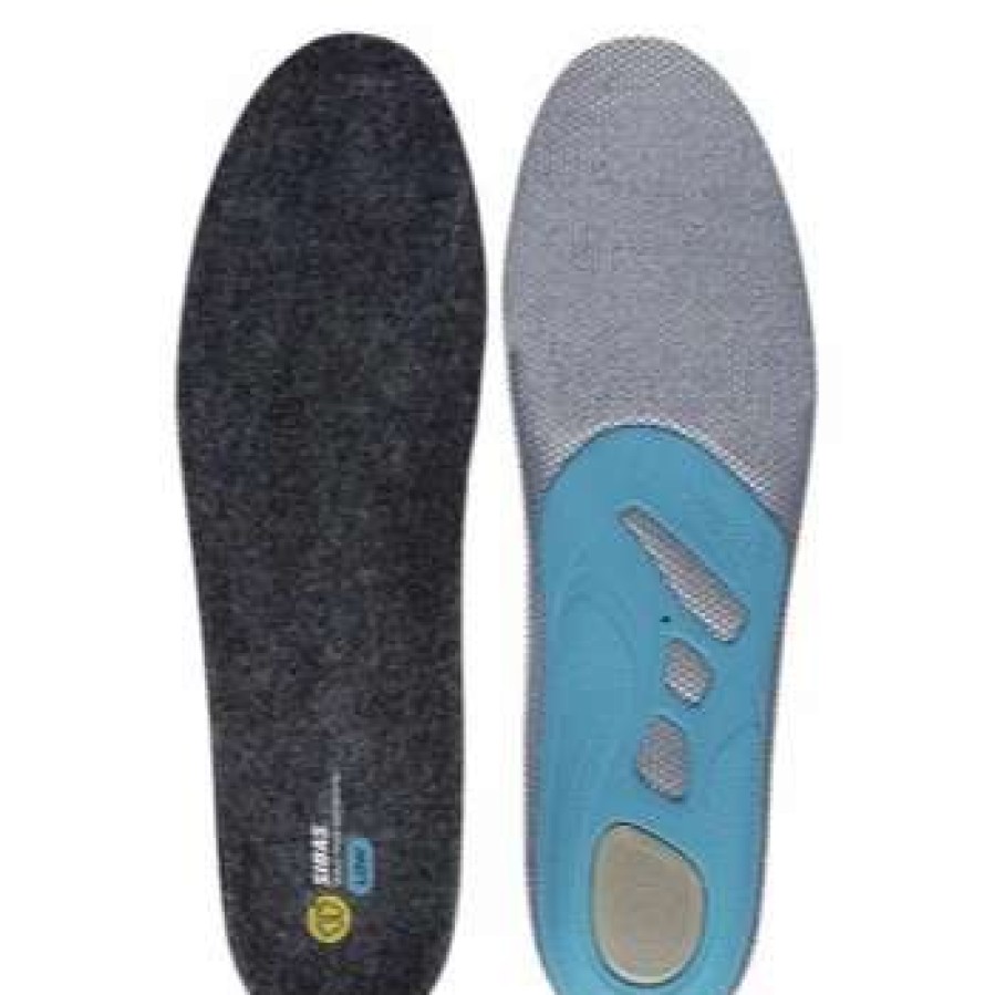 Snowboard Gear * | Sidas North America 3Feet Merino Low Footbeds By Sidas North America Grey / Blue