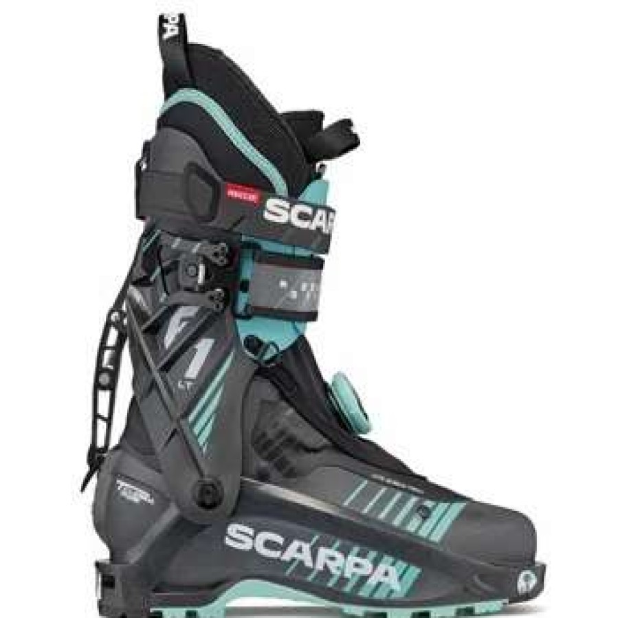 Ski Gear * | Scarpa F1 Lt Ski Boots Women'S By Scarpa Graphite / Teal