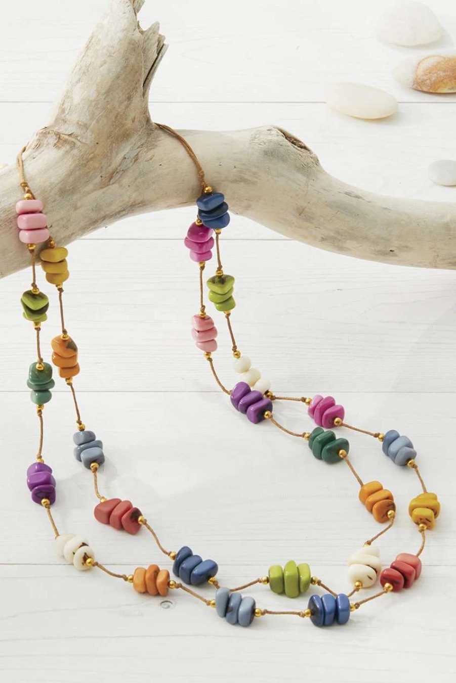 Accessories & Home * | Chasing Rainbows Necklace Multi