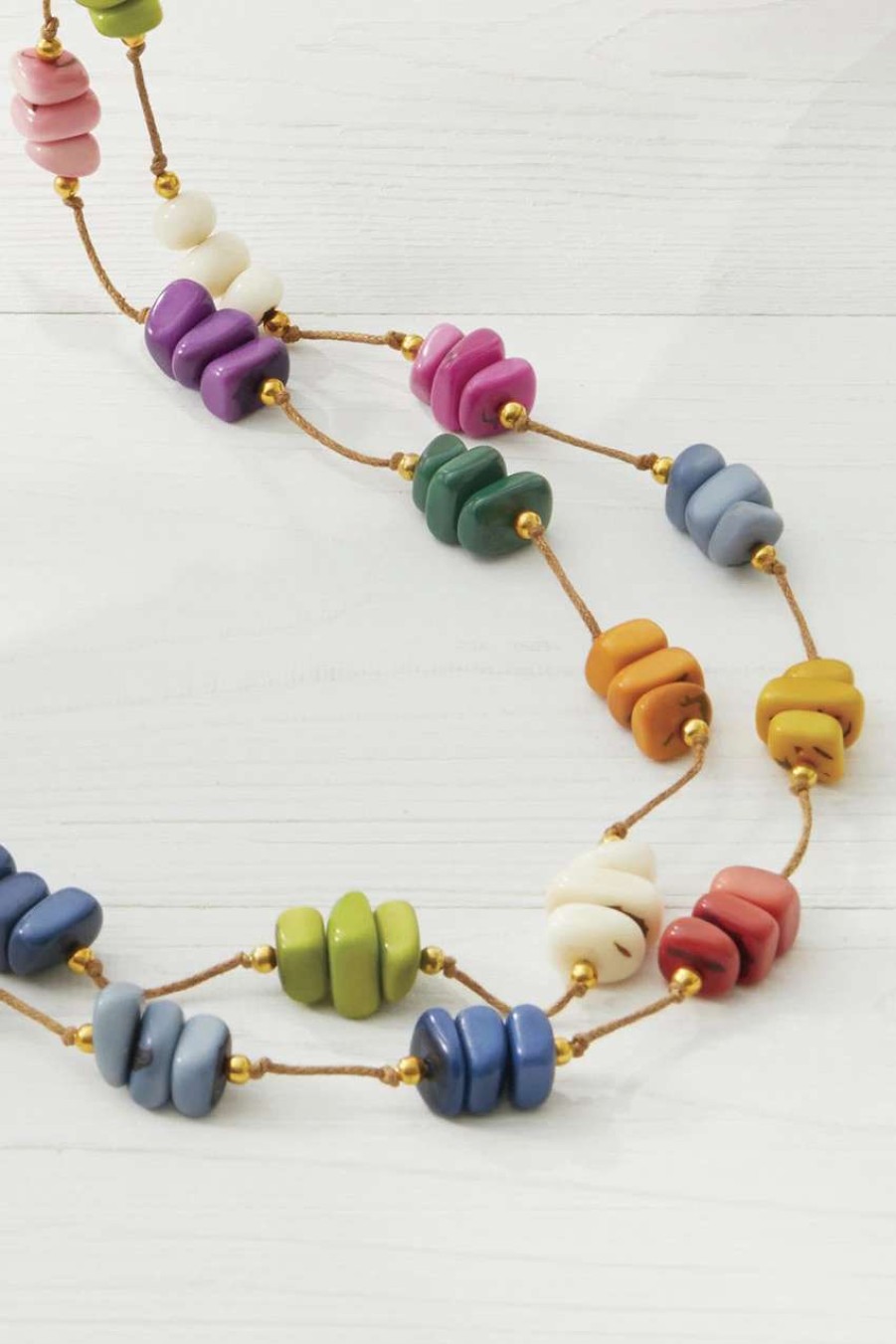 Accessories & Home * | Chasing Rainbows Necklace Multi