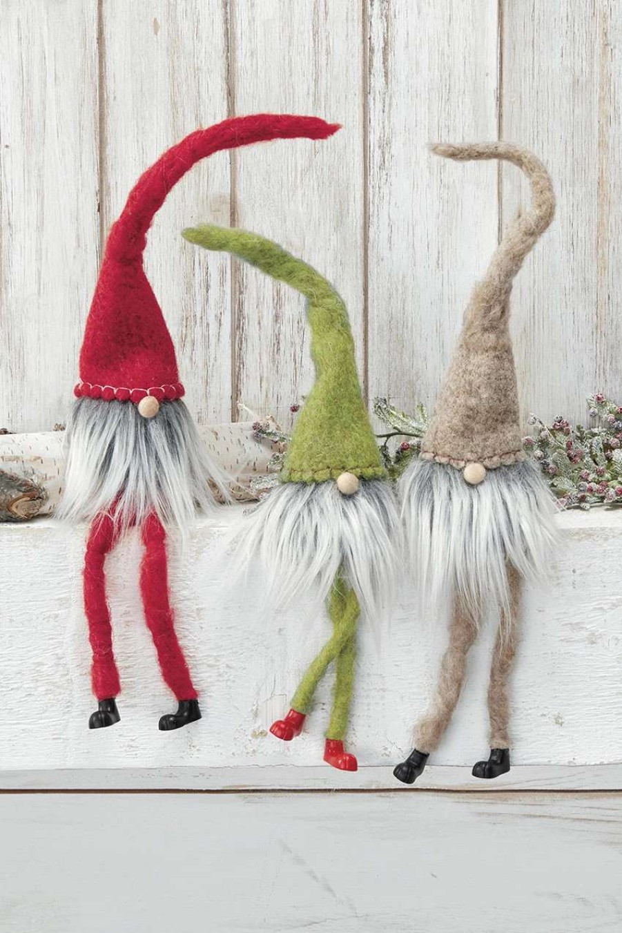 Accessories & Home * | Merry Home Gnomes, Set Of 3 Multi