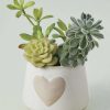 Accessories & Home * | Love Planter Ivory Multi