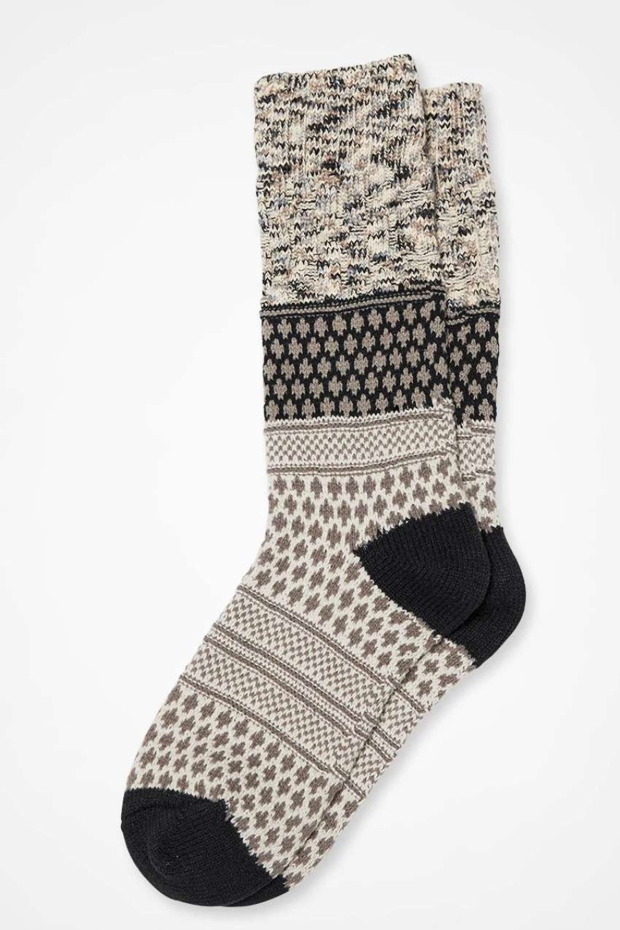 Accessories & Home * | Gallery Textured Crew Socks