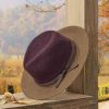 Accessories & Home * | Colorblock Felt Hat Wine Multi