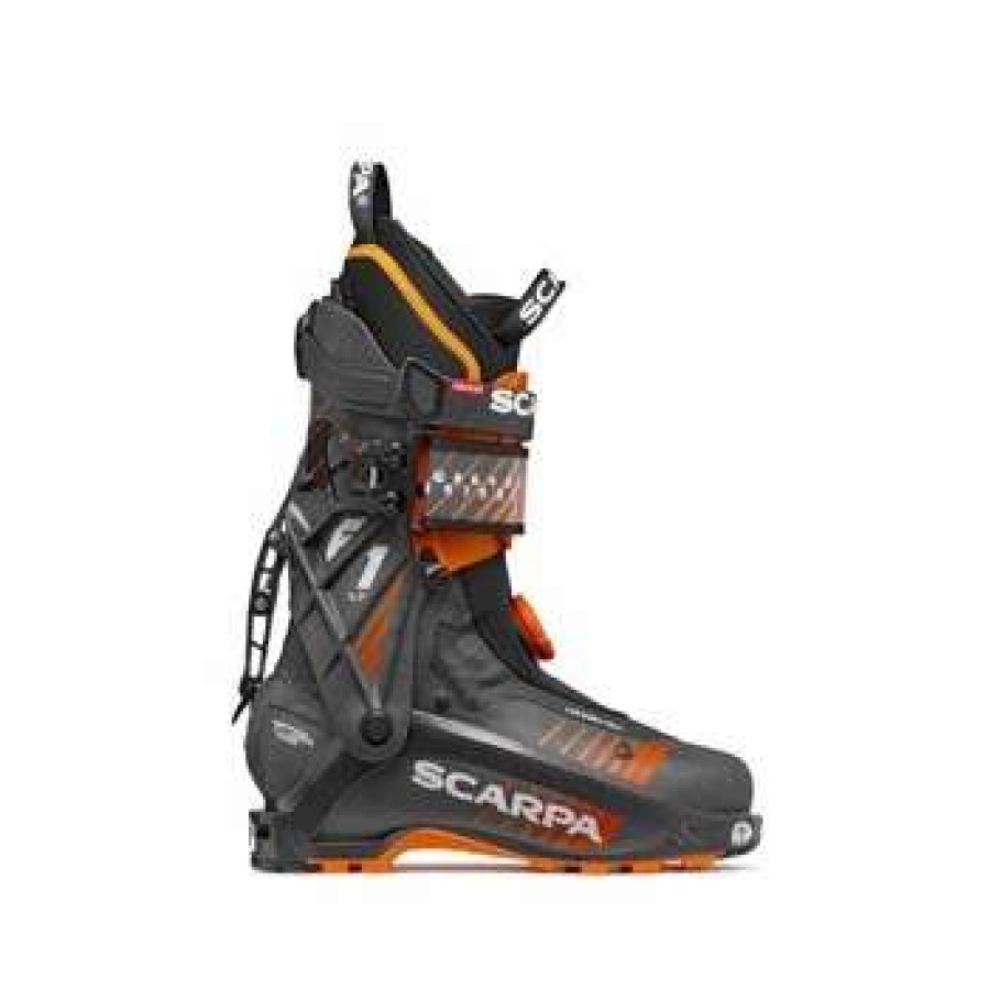 Ski Gear * | Scarpa F1 Lt Ski Boots Men'S By Scarpa Carbon / Orange