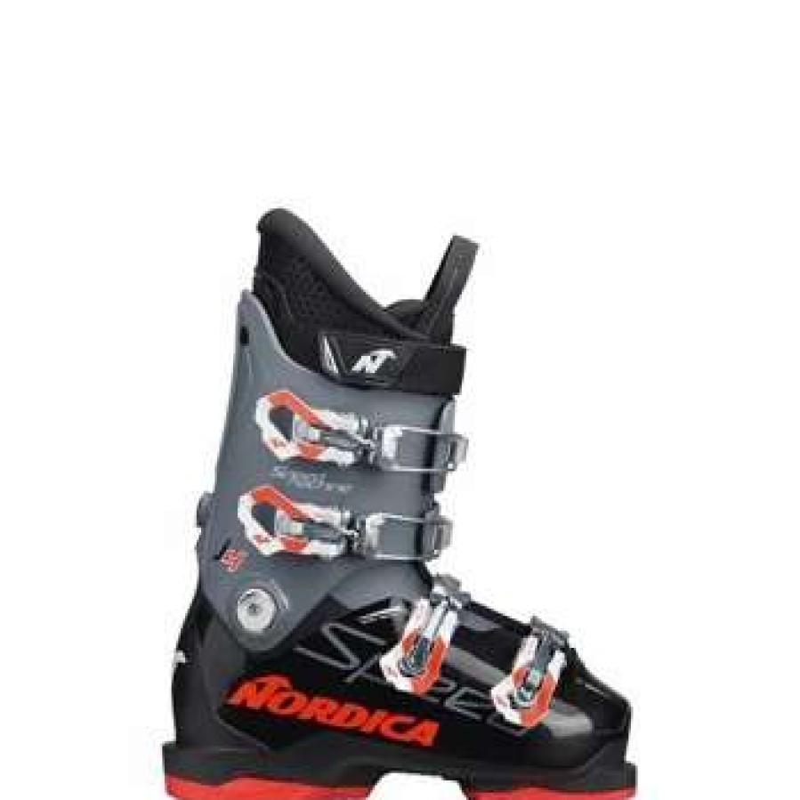 Ski Gear * | Nordica Speedmachine J 4 Ski Boots Youth By Nordica Black / Anthracite / Red