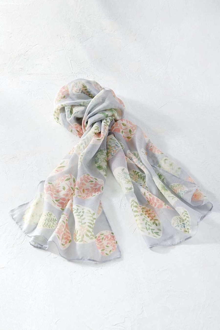 Accessories & Home * | Spirit Of Spring Scarf Grey Multi