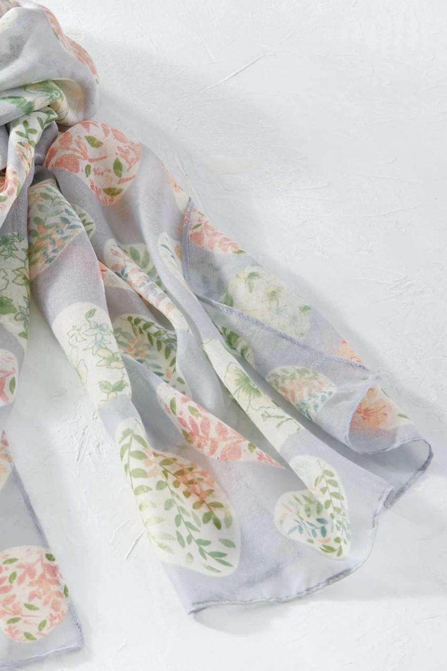 Accessories & Home * | Spirit Of Spring Scarf Grey Multi