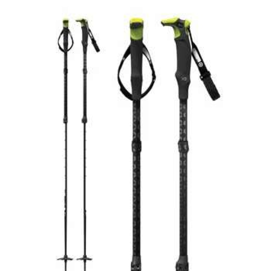 Ski Gear * | G3 Via Carbon Ski Poles By G3 Black