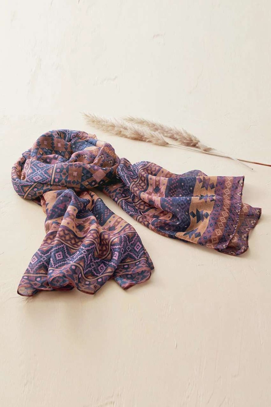 Accessories & Home * | Canyon Glow Scarf Fig Multi