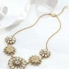 Accessories & Home * | Winter Magic Necklace Gold Multi