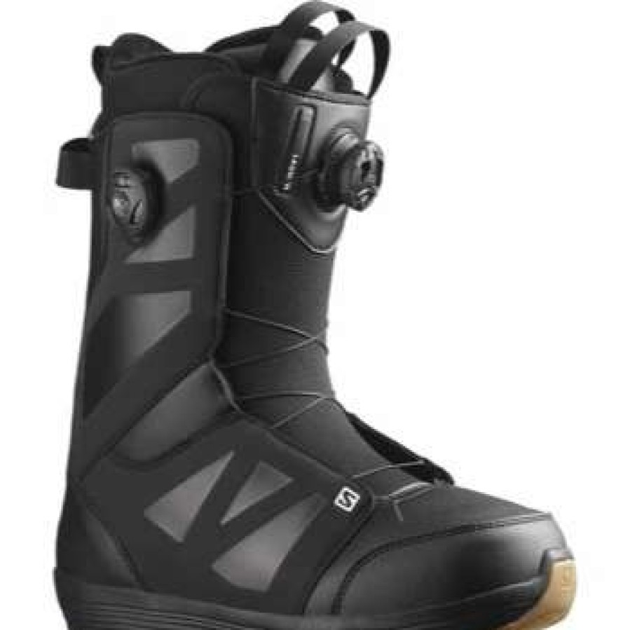 Snowboard Gear * | Salomon Launch Boa Str8Jkt Snowboard Boots Men'S By Salomon Black