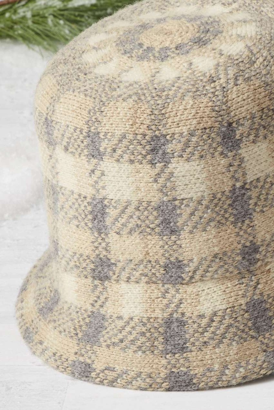 Accessories & Home * | Soft Plaid Bucket Hat Neutral Multi