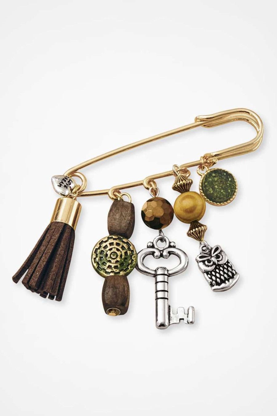 Accessories & Home * | Charmed Life Sweater Pin Gold