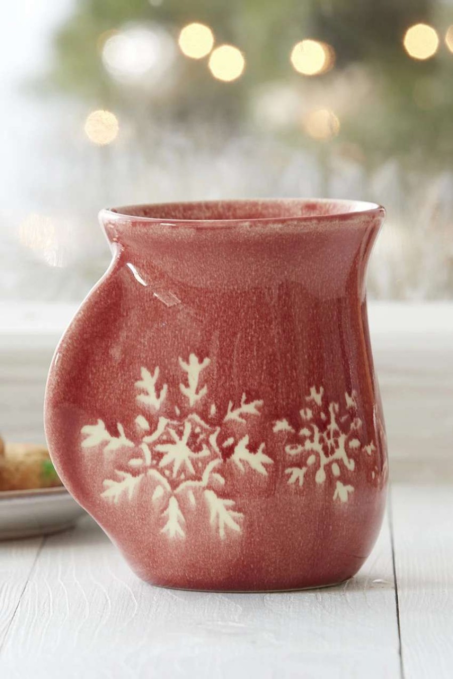 Accessories & Home * | Snowflake Handwarmer Mug Red