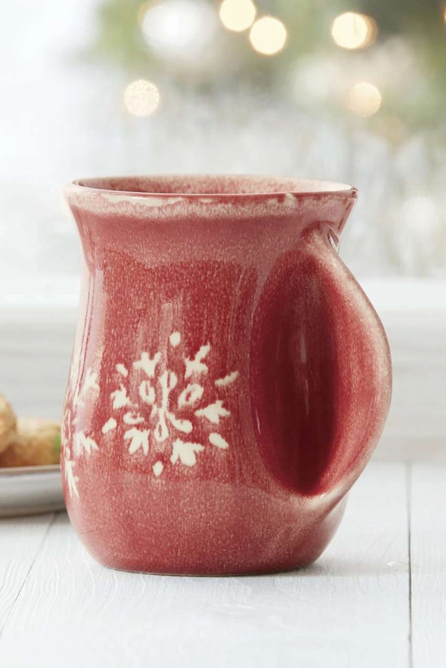 Accessories & Home * | Snowflake Handwarmer Mug Red