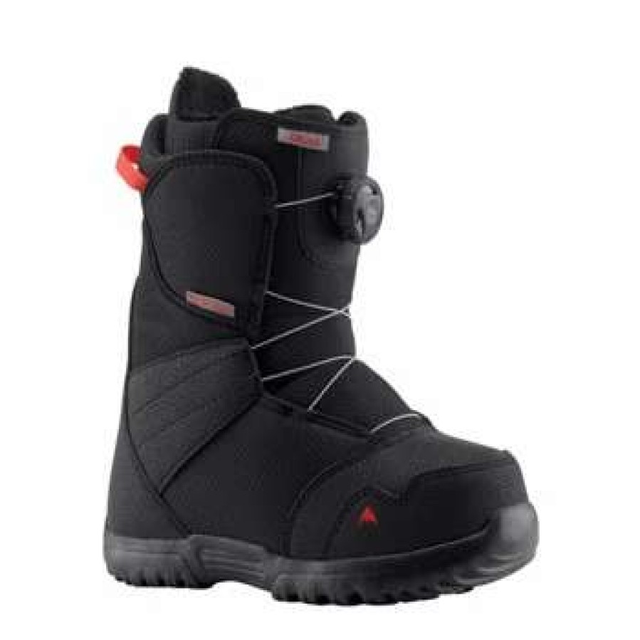 Snowboard Gear * | Burton Zipline Boa Snowboard Boots Youth By Burton Black