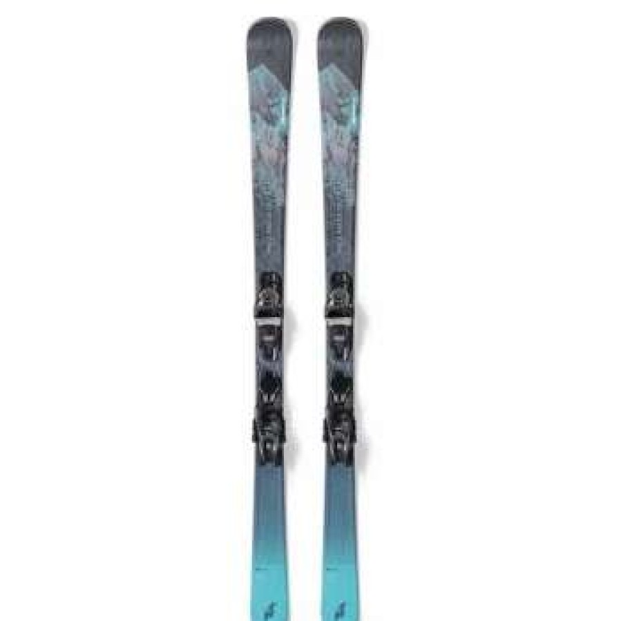 Ski Gear * | Nordica Wild Belle 78 Ca Skis With Tp2 Compact 10 Fdt Ski Bindings Women'S By Nordica Anthracite / Aqua