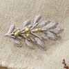 Accessories & Home * | Winterberry Leaf Pin Mixed Metal