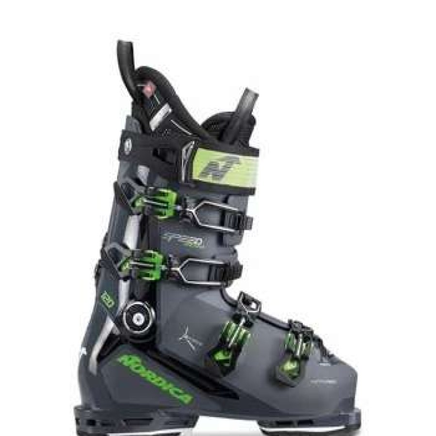 Ski Gear * | Nordica Speedmachine 3 120 Gw Ski Boots Men'S By Nordica Anthracite / Black / Green