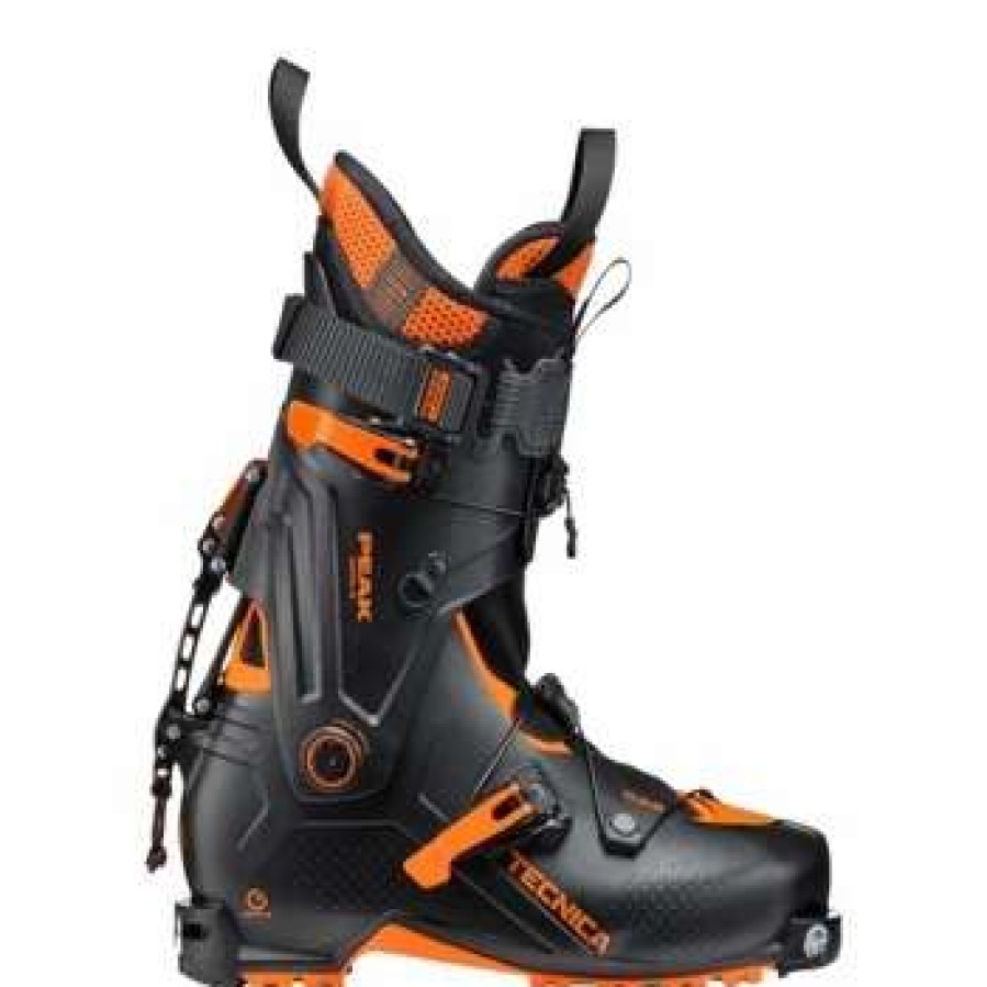 Ski Gear * | Tecnica Zero G Peak Ski Boots Men'S By Tecnica Black / Orange