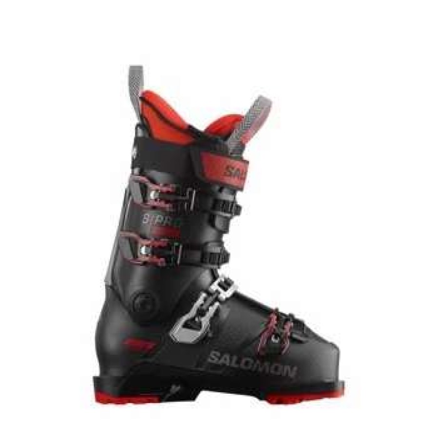 Ski Gear * | Salomon S/Pro Alpha 100 Ski Boots Men'S By Salomon Black / Red