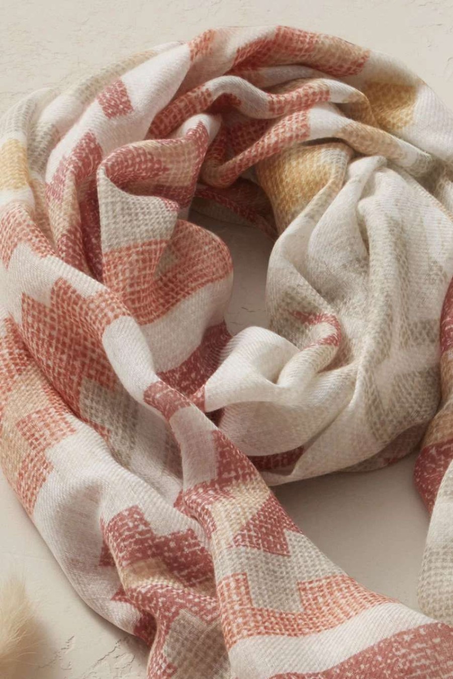 Accessories & Home * | Mesa Morning Scarf Canyon Rose Multi