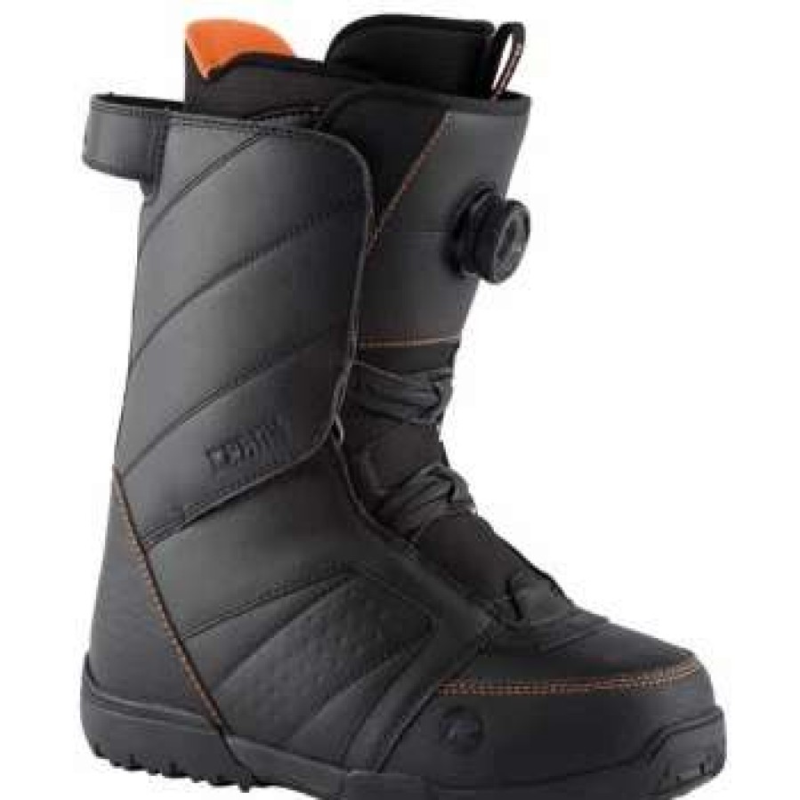 Snowboard Gear * | Rossignol Crank Boa H4 Snowboard Boots Men'S By Rossignol Black