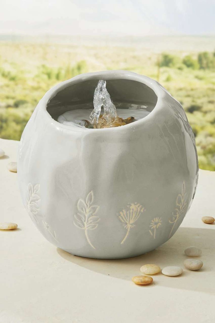 Accessories & Home * | Watersong Fountain Light Grey