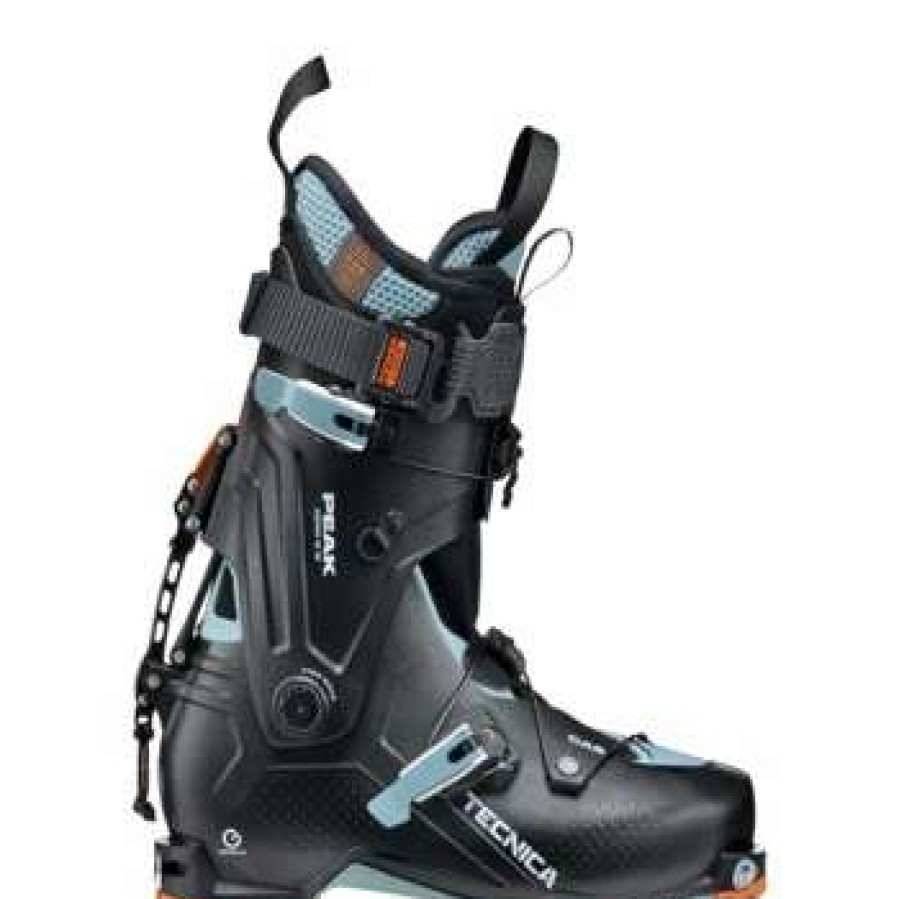 Ski Gear * | Tecnica Zero G Peak W Ski Boots Women'S By Tecnica Black / Light Blue