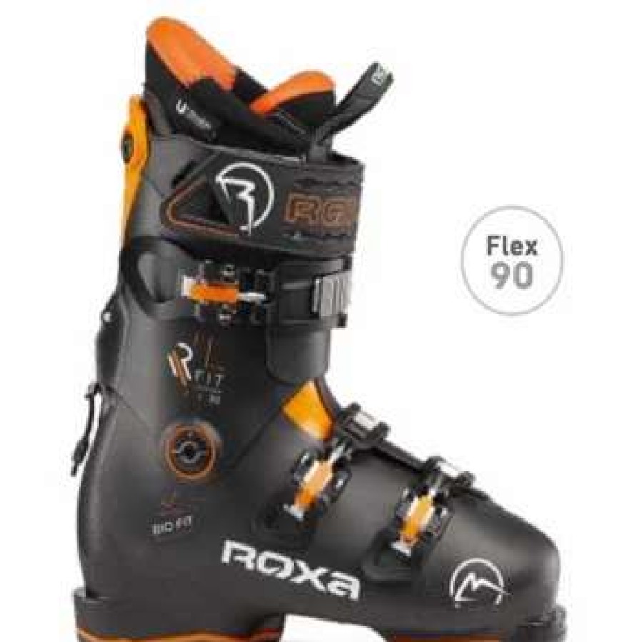 Ski Gear * | Roxa R/Fit Hike 90 Ski Boots Men'S By Roxa Black / Black / Orange