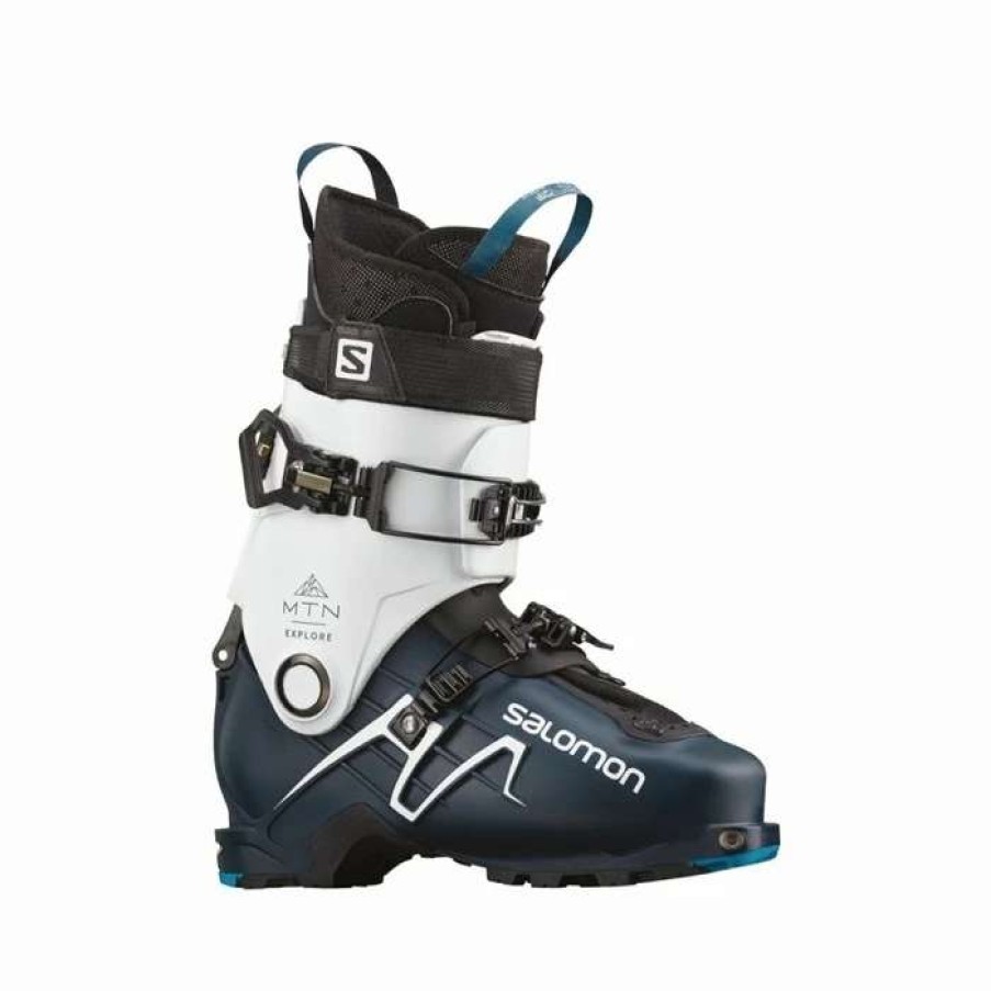 Ski Gear * | Salomon Mtn Explore Ski Boots Men'S By Salomon Petrol Blue / White / Black