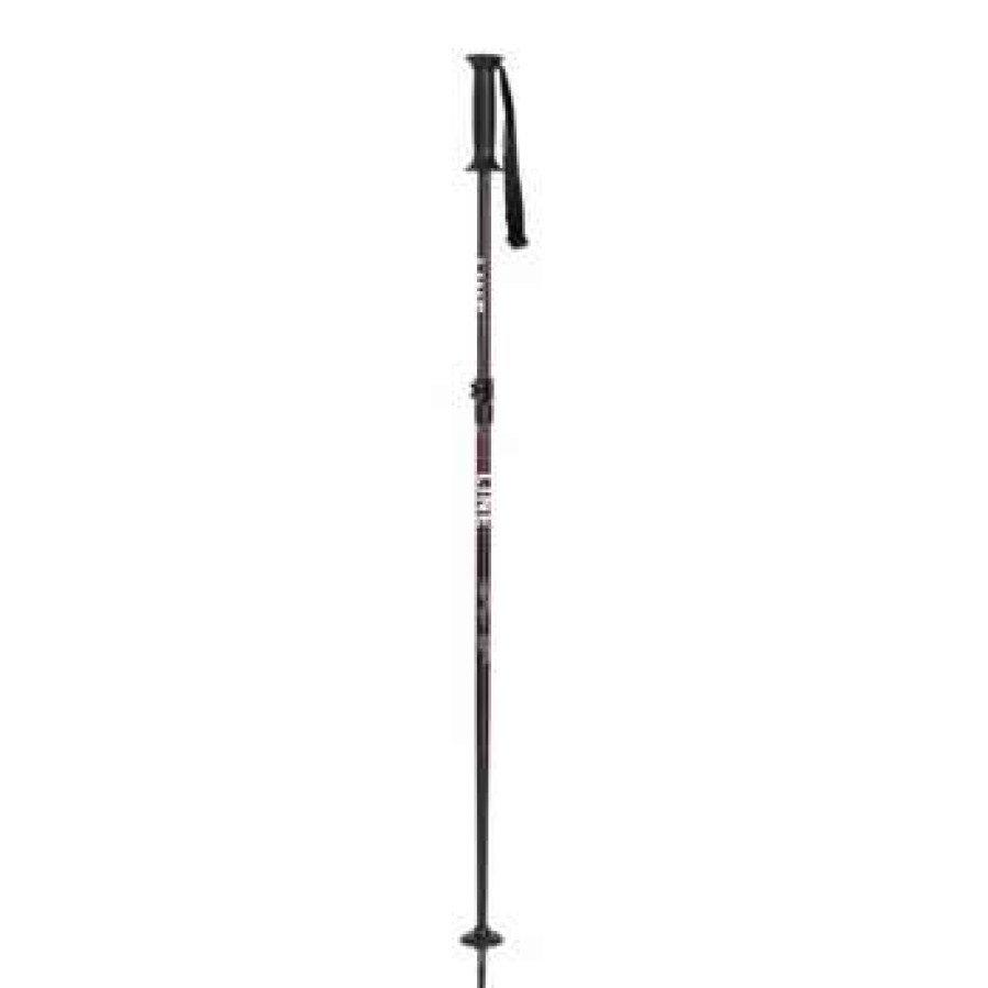 Ski Gear * | Line Get Up Adjustable Ski Poles Youth By Line Black / Pink