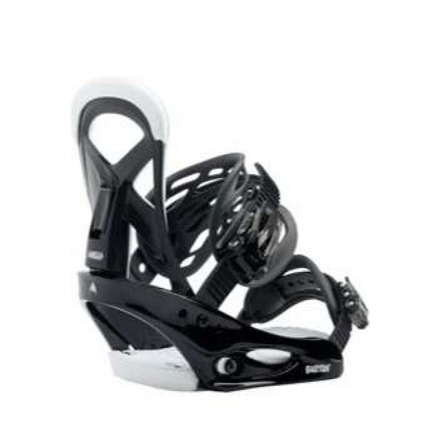 Snowboard Gear * | Burton Smalls Re:Flex Snowboard Bindings Youth By Burton Black